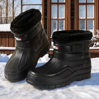 ♥️♥️【Nowy produkt】Ciepłe, wodoodporne, bawełniane buty outdoorowe i śniegowce wyściełane polarem-4209656