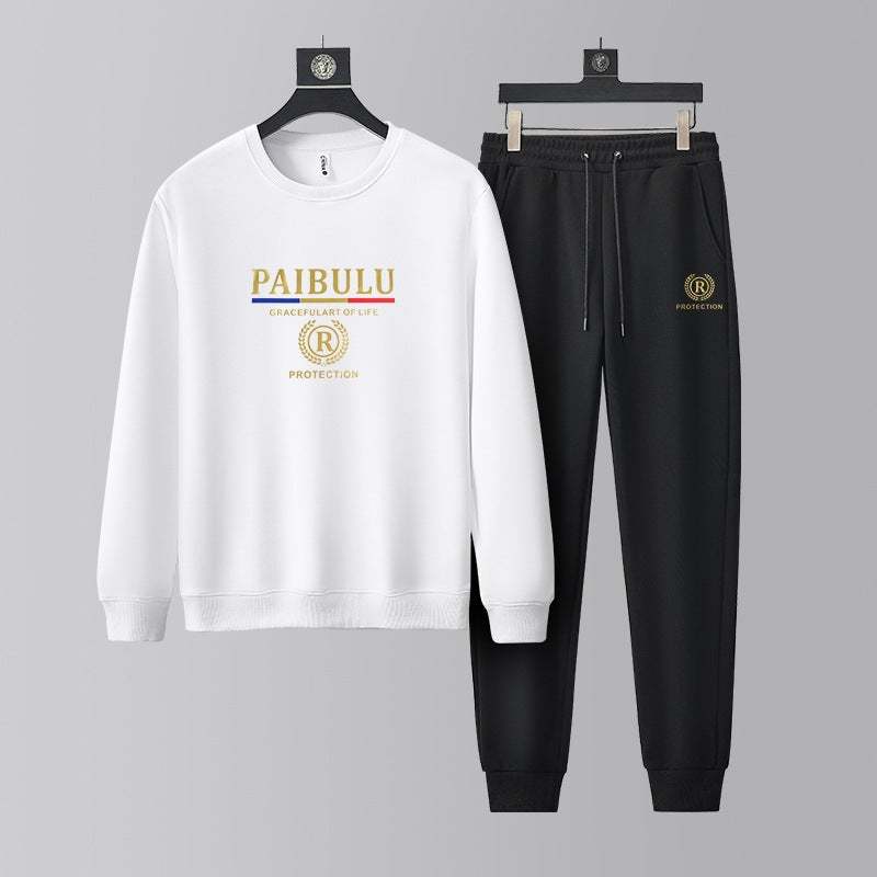🔥 Pánská podzimní volnočasová sportovní souprava, novinka 👕👖【Mikina + kalhoty】