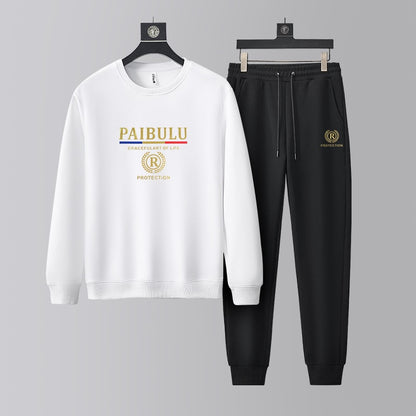 🔥 Pánská podzimní volnočasová sportovní souprava, novinka 👕👖【Mikina + kalhoty】