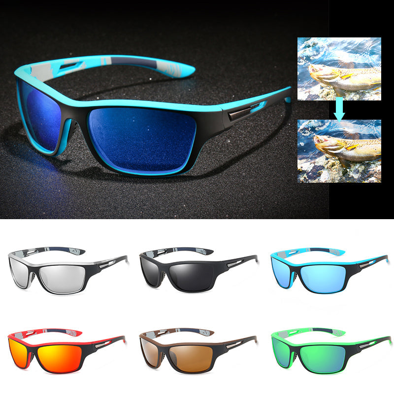 🚵‍♂️😎 ⚡ Męskie sportowe okulary przeciwsłoneczne, polaryzacyjne, z prawdziwą lustrzaną soczewką, nowoczesne i odporne na kurz, idealne do jazdy na rowerze na świeżym powietrzu-4064882