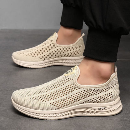 【39-44】 Oddychające i wygodne, antypoślizgowe, łatwe w noszeniu męskie buty z siatki na co dzień 3629912