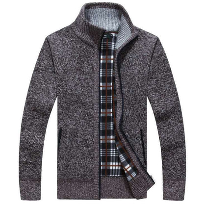 🔥【M~3XL】2025 męski sweter oversize z luźnym zamkiem-4145996