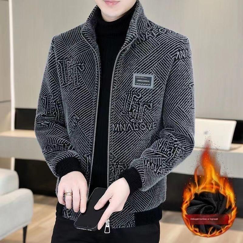 💖⛄【M-4XL】2024 jesienno-zimowa nowa, wysokiej jakości męska, pogrubiona ciepła kurtka 3775976