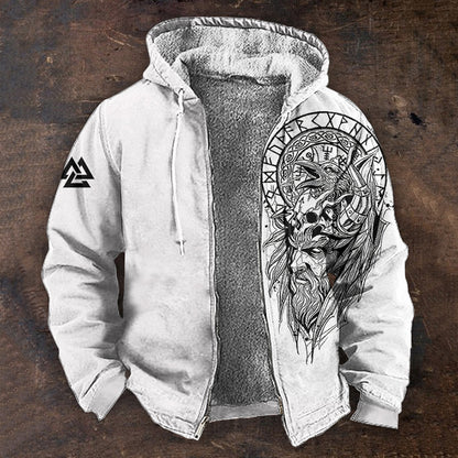 👨‍💻🧥✨【S-5XL】🔥Nowa męska bluza z kapturem w stylu retro z zamkiem błyskawicznym i nadrukiem cyfrowym 3D-4140433