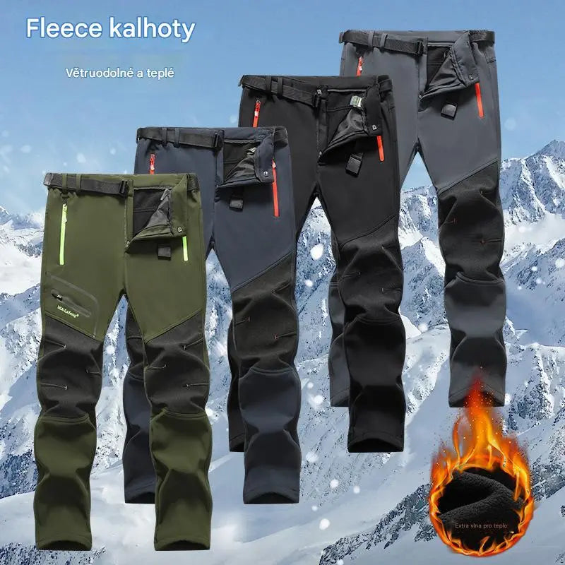 🏃‍♂️👖【S–5XL】2026 Nové pánské outdoorové kalhoty na podzim a zimu - teplé, fleecové, nepromokavé a větruodolné