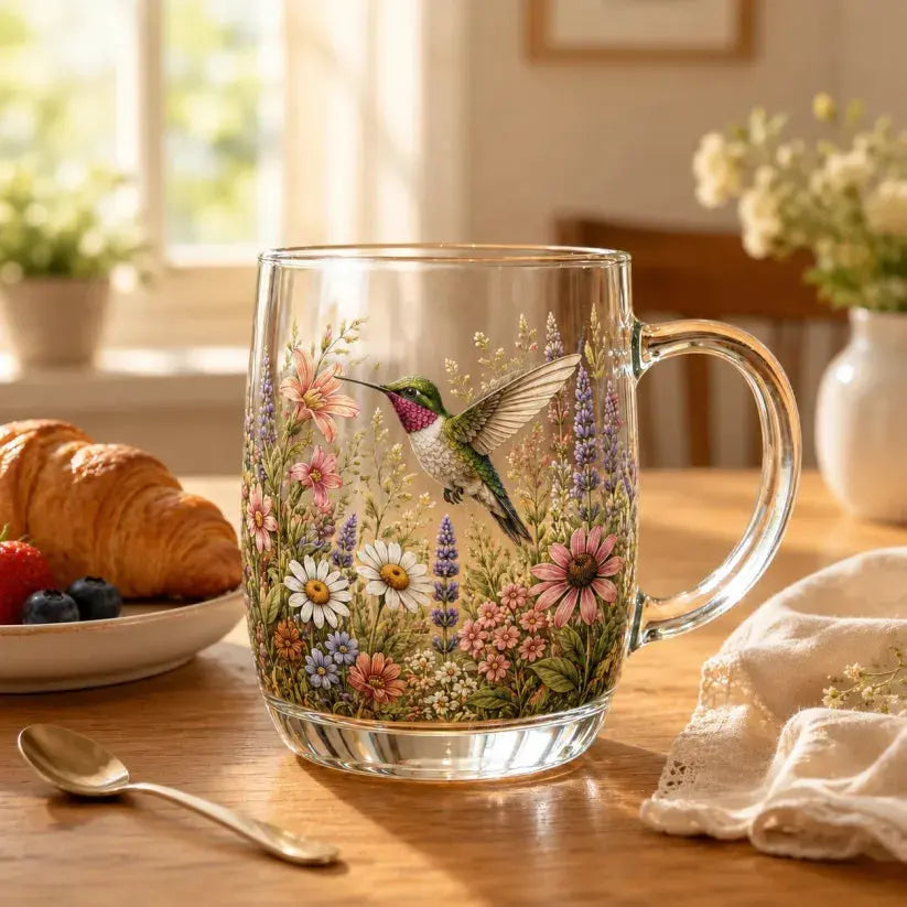 🌸 Limitovaná edice kolekce sklenic Garden Morning Bliss 2026 ☕🐦