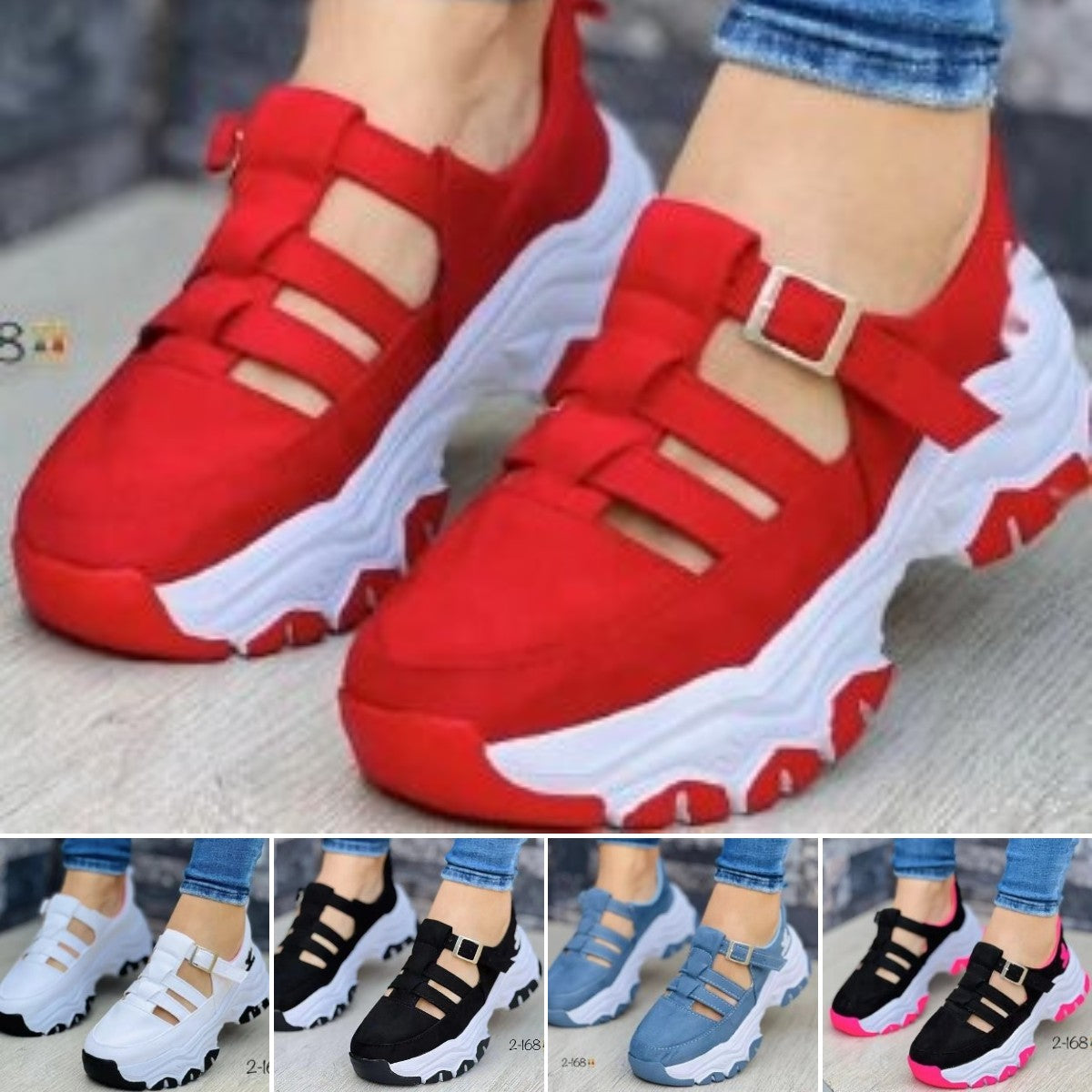 👡【36-43】2024 Nowe rzymskie sandały damskie.-3683363