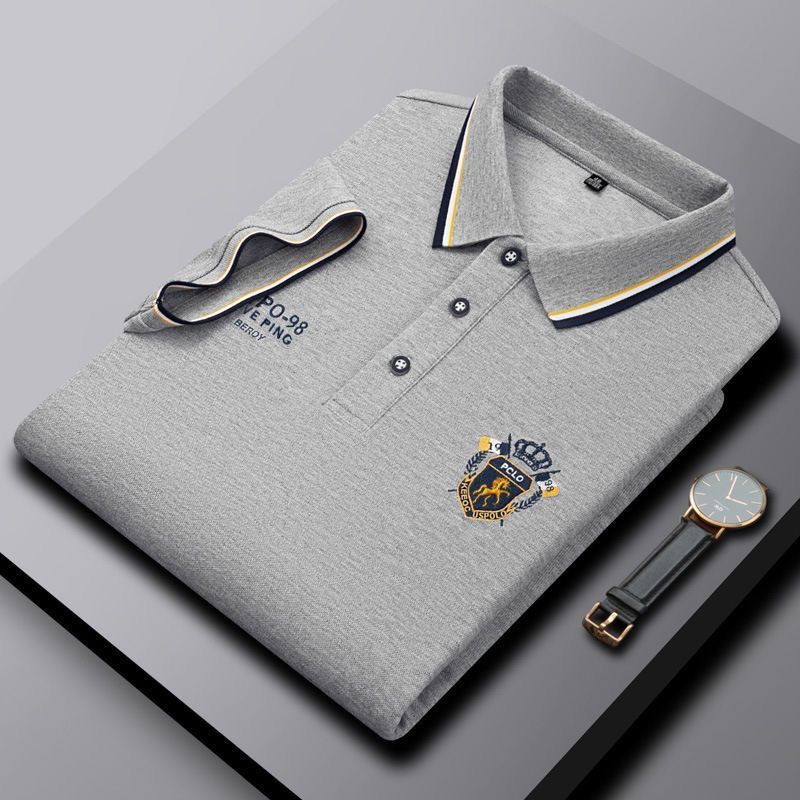 【M-4XL】Nowa męska koszulka polo, jednolity kolor
