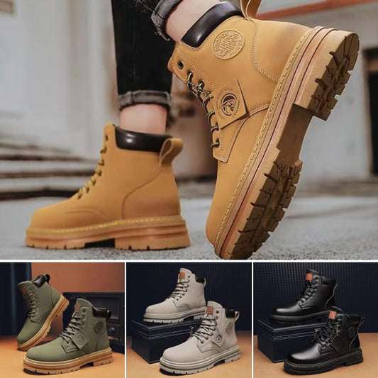 🔥🔥【39-48】Nový štýl na jeseň a zimu, pánske všestranné protišmykové čižmy s hrubou podrážkou-4137922