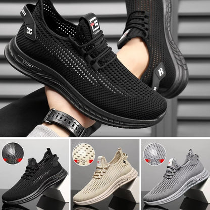 👟【39-44】Antypoślizgowe, oddychające i super wygodne męskie tenisówki