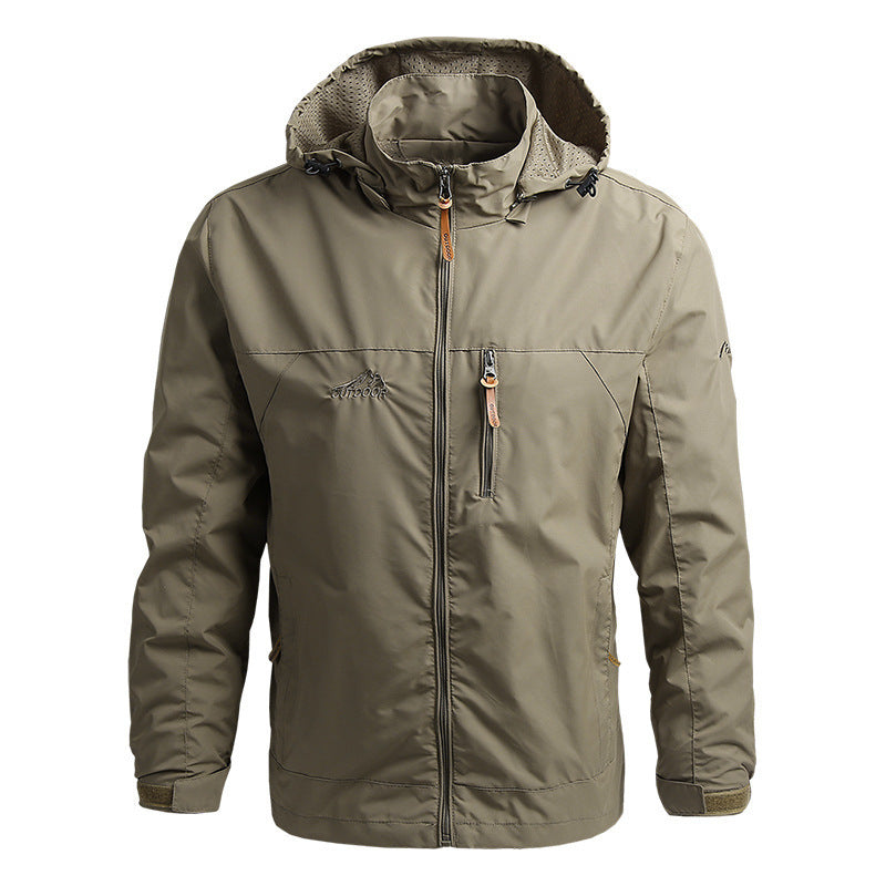 🛡️【M-5XL】🧥 Pánská outdoorová bunda s kapucí, volný střih, časově omezená nabídka
