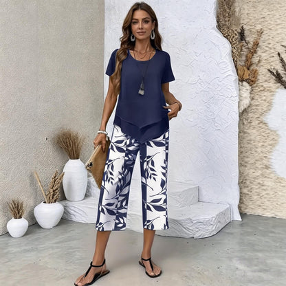 【S-5XL】VERDALISSE | Dvoudílná sada Fresh Breeze | Lehká a elegantní vícebarevná letní sada