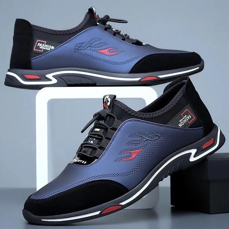 👞Oddychające skórzane buty biznesowe dla mężczyzn ✅ antyzapachowe ✅ miękka skórzana podeszwa ✅ modne i uniwersalne 3619025