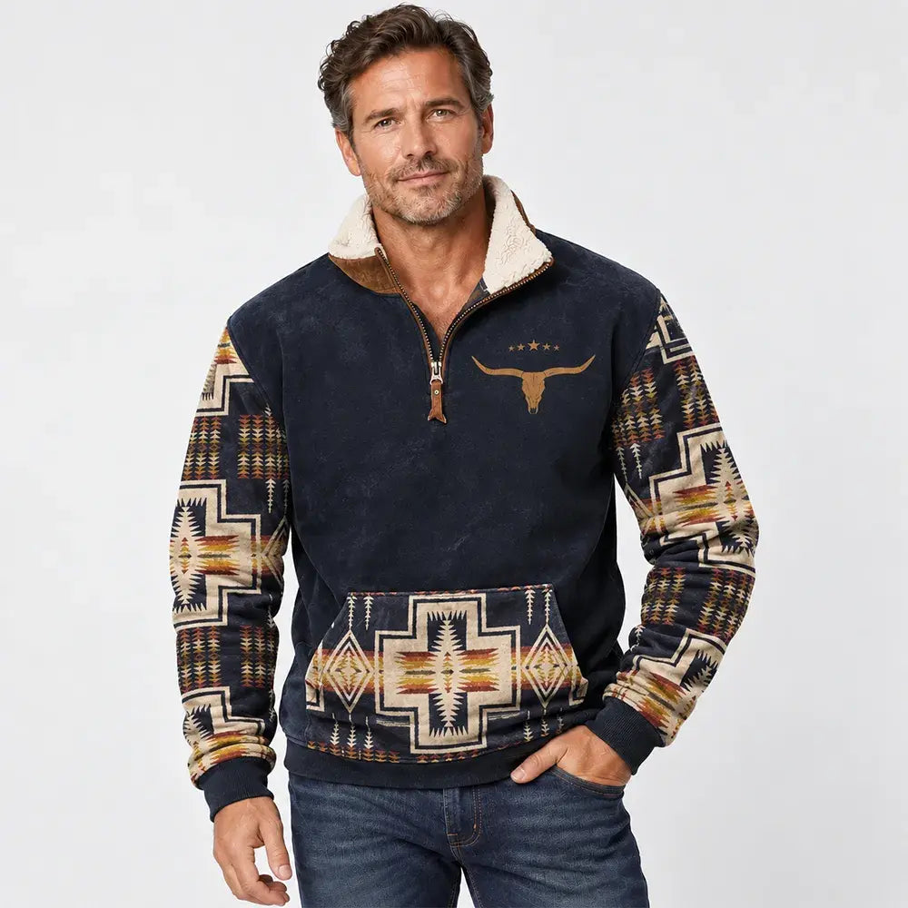 😎🔥【S-5XL】Pánská teplá mikina | Stylový 3D design | Pohodlná volba na podzim a zimu
