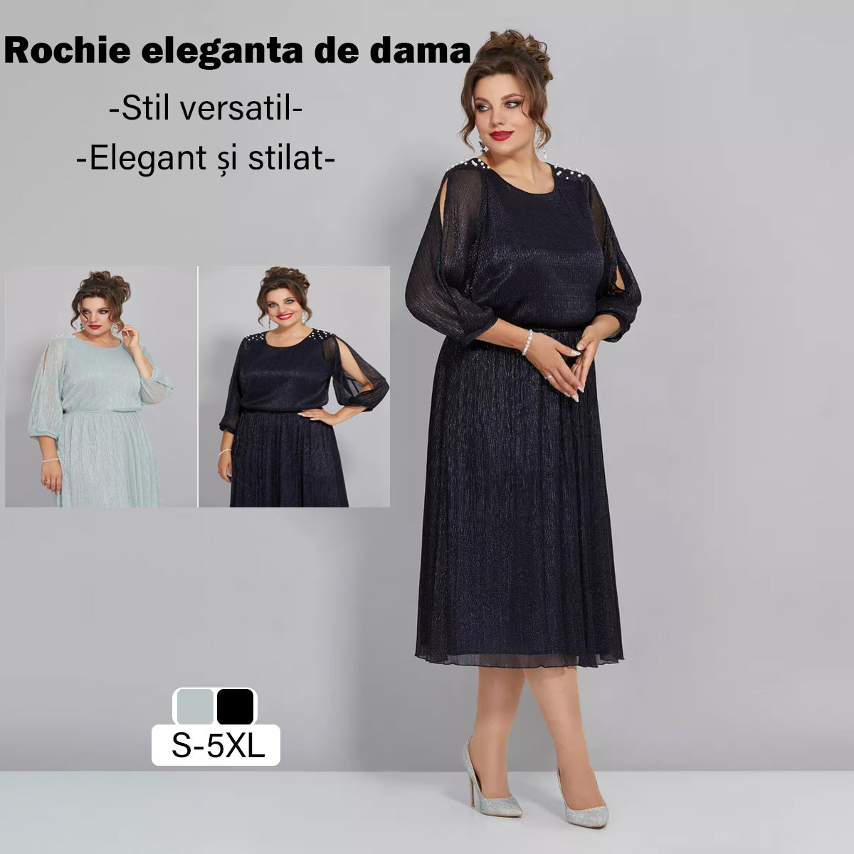 💖💖【S-5XL】🍁🍂Elegancka sukienka jesienno-zimowa w nowym stylu