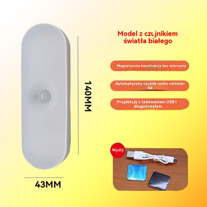 ✨【Kup 1 i otrzymaj 1 gratis】🏡💡Inteligentna dioda LED z wykrywaniem ciała ludzkiego, łatwa w ładowaniu i praktyczna-4157958