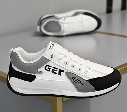 👟👟2024 Nowe męskie buty sportowe na co dzień Oddychające modne buty do biegania ze skóry PU-3707235