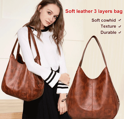 💖👜💖Nowa torba na ramię o dużej pojemności z miękkiej skóry 3766805