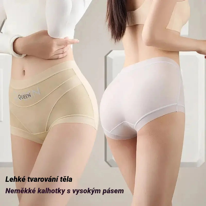 🔥🩲(6 kusů) Poslední den - sleva 50 % - Antibakteriální spodní prádlo s vysokým pasem pro kontrolu břišního tuku