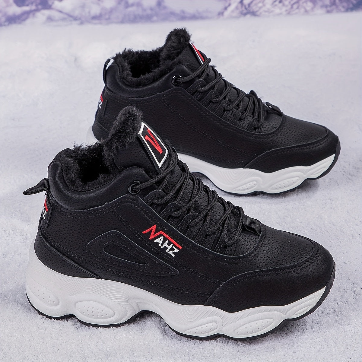 😍【35-41】Zapatos de invierno de algodón de suela gruesa para mujer, engrosados, cómodos y cálidos. 4167437