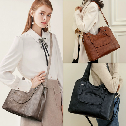👜👛【50% sleva 🔥】👜 Nová dámská velkokapacitní taška z pravé hovězí kůže 2026, velkokapacitní taška přes rameno-4210819