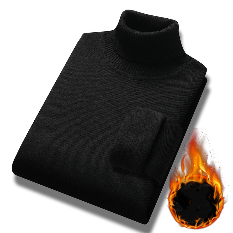 🔥【M-4XL】🔥 2025 w nowym stylu, lekki, luksusowy męski sweter z golfem, kaszmirowy sweter biznesowy na co dzień