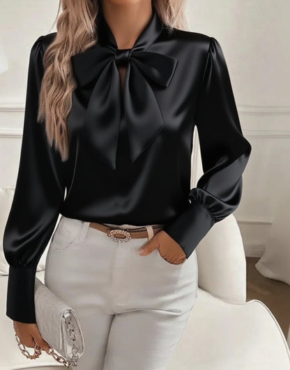 🔥✨Dámská módní hedvábná košile, elegantní střih, měkká látka, moderní střih, je perfektní volbou pro každý den!