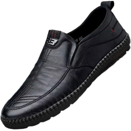 【39-44】Nowe skórzane buty z miękką podeszwą dla mężczyzn w średnim i starszym wieku