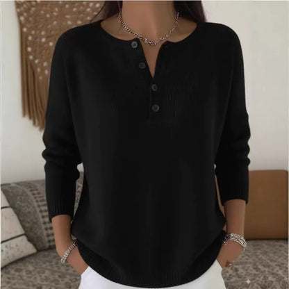 💟 Poslední den – sleva 50 % ✨【S–3XL】Dámský podzimní a zimní svetr s výstřihem do V