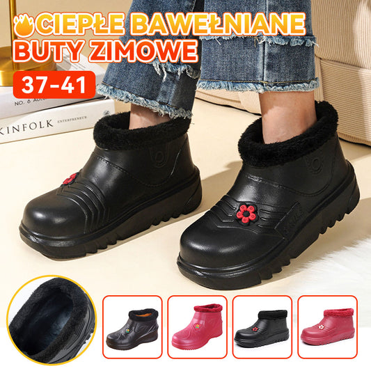 ♥️♥️【Nowy produkt】Nowe damskie buty śnieżne z podszewką z polaru, ciepłe i wodoodporne-4163829