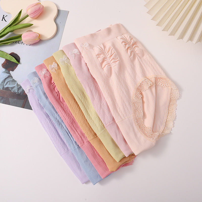 👩【7 sztuka】【Kup jeden, a drugi dostaniesz za darmo】】Antybakteryjne elastyczne majtki kontrolujące brzuch z wysoką talią w dużych rozmiarach（60-100kg）-4213427