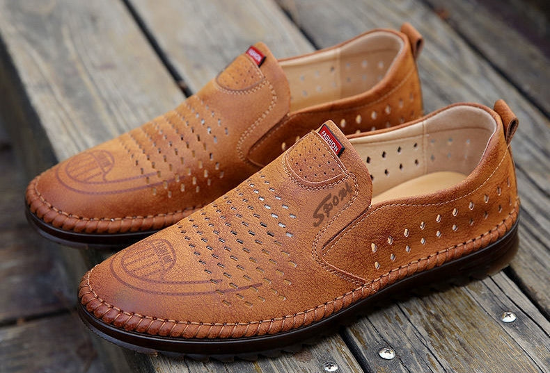 👍🥇【39-44】 Ręcznie robione skórzane męskie buty outdoorowe-3906373