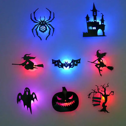 🎇Halloweenské samolepky na zeď, které svítí ve tmě