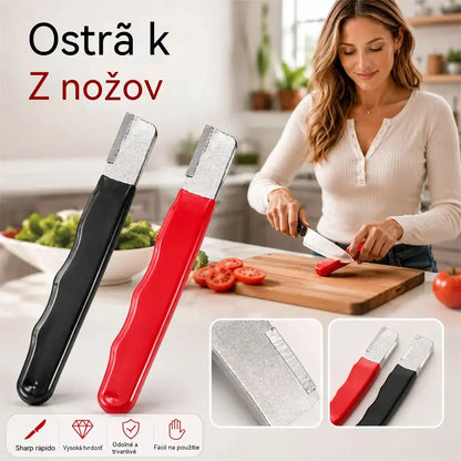 🔪【2-dílná sada】Přenosný rychlobrusný nástroj na nože, vhodný na zahradní nůžky, kuchyňské nože a škrabky.