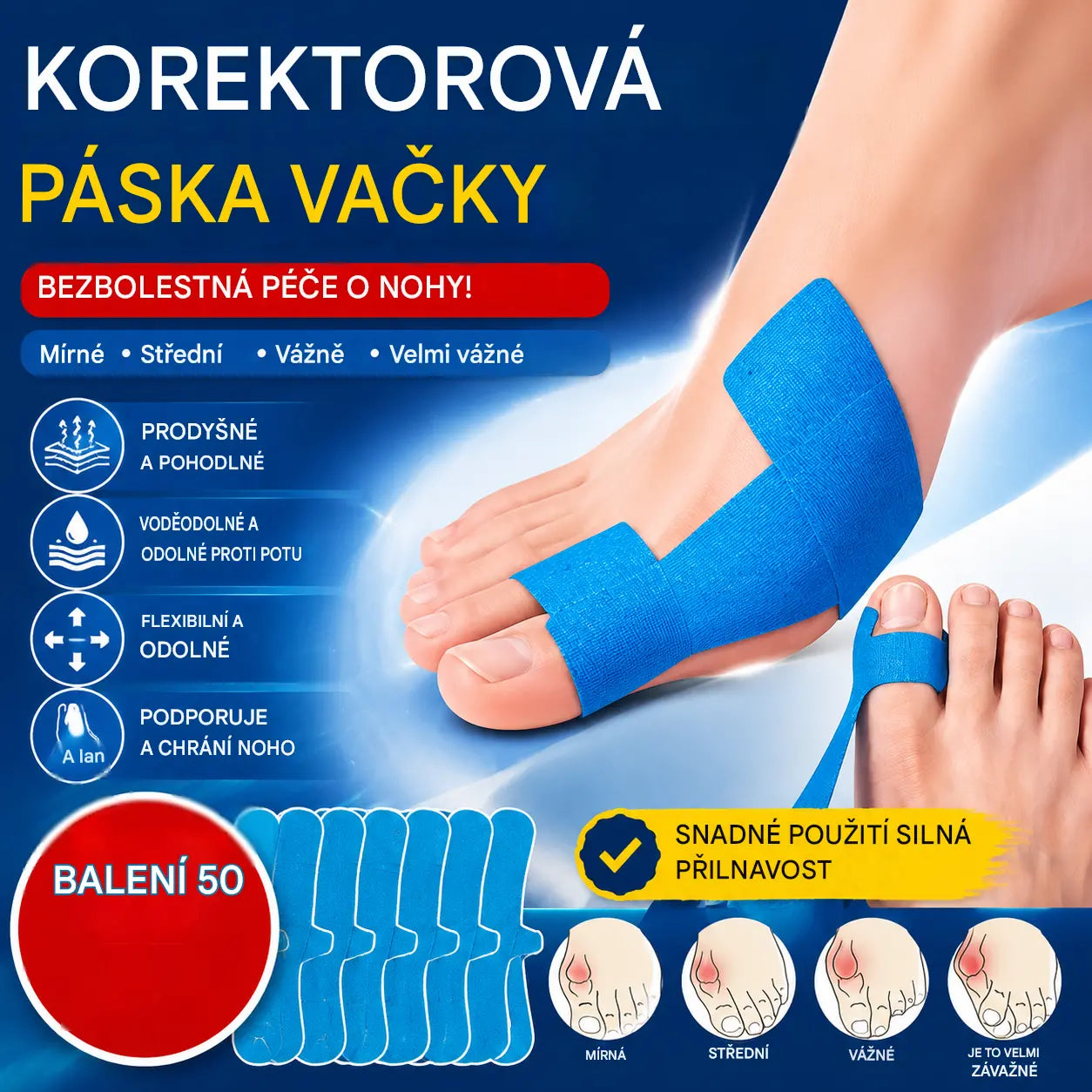 【50ks】Flexibilní chránič prstů, podpůrná náplast na popáleniny, sportovní bandáž odolná proti oděru