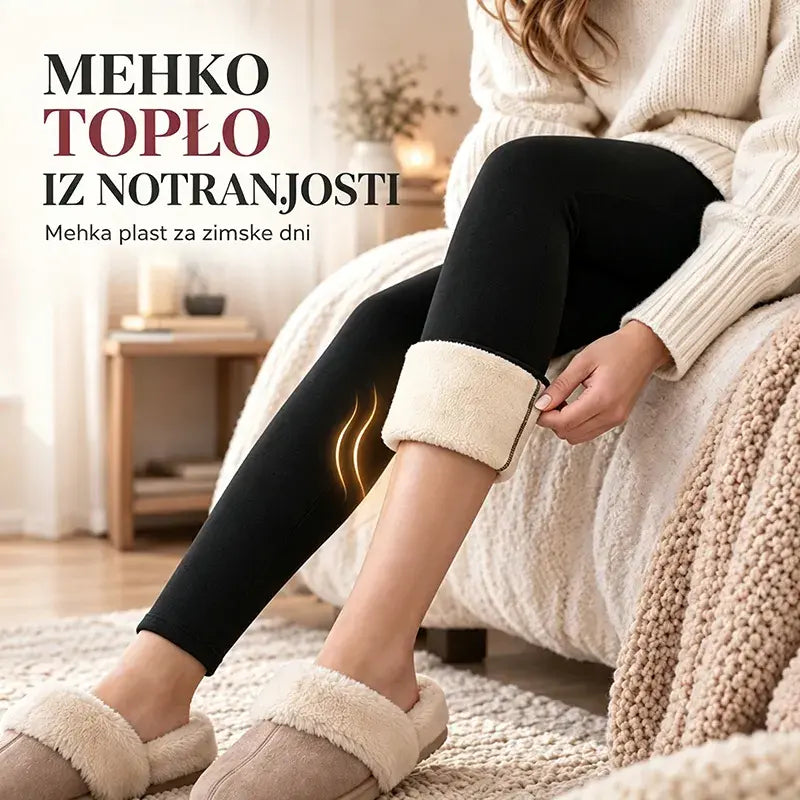 ✨🔥 2-kosovni komplet【S-5XL】2026 kašmirne termo pajkice z visokim pasom za jesen in zimo