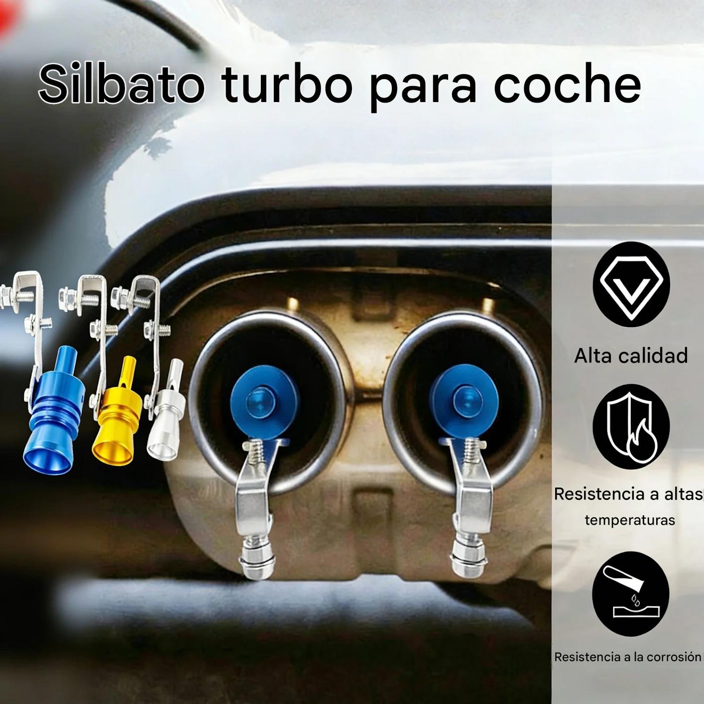 Silbato de escape con sonido turbo – Metal duradero y llamativo