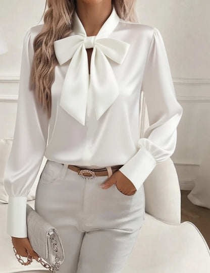 🔥✨Dámská módní hedvábná košile, elegantní střih, měkká látka, moderní střih, je perfektní volbou pro každý den!