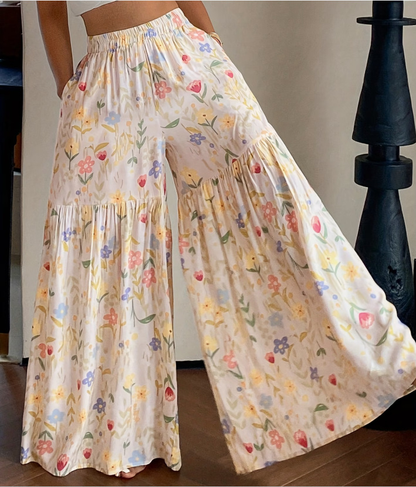 🌸【S-2XL】Stylové dámské kalhoty se širokými nohavicemi ✨ Pohodlný střih, elegantní a snadno kombinovatelný 💕