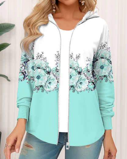 🔥 Novinka – sleva 50 % 🥰【S–5XL】Stylová zimní bunda s kapucí a potiskem, nová kolekce 2026