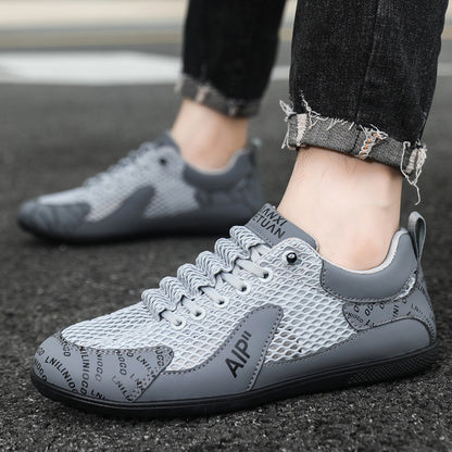 👟2025 pantofi sport casual respirabili pentru bărbați, din plasă, de vară nouă-4023314