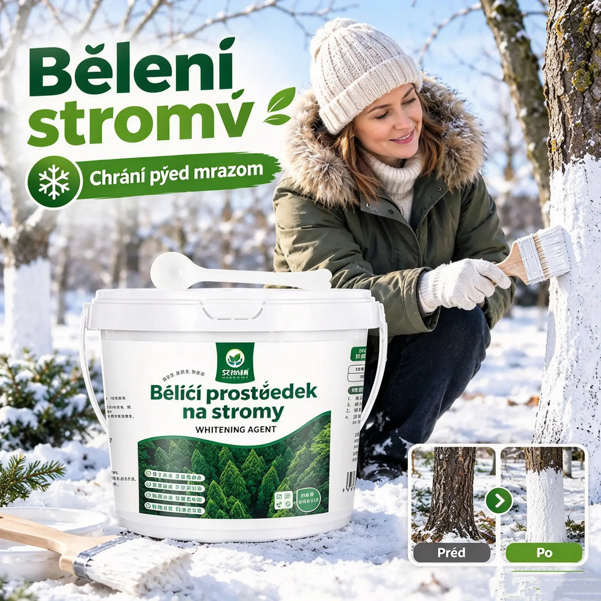 🌳🌱 Dopřejte svým rostlinám dvojitou ochranu tuto zimu! ❄️ Ochrana před mrazem a škůdci ✨