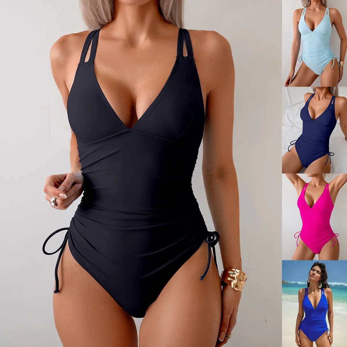 🏖️👙Karcsúsító női egyrészes fürdőruha! Prémium választás tengerpartra, medencéhez és fotózáshoz.