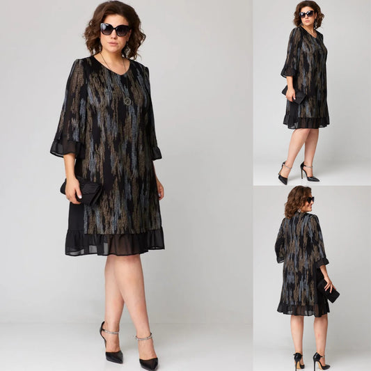 💥💕💕【S-5XL】2025 Przytulna i wyrafinowana sukienka 3929047