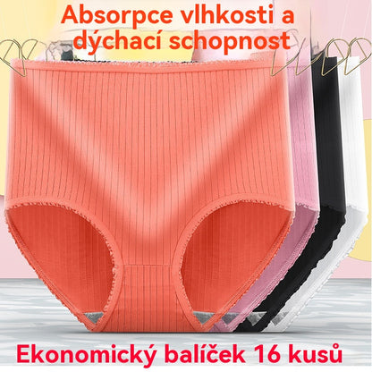 💖(8 kusů) Poslední den s 50% slevou: Voděodolné antibakteriální kalhotky s vysokým pasem