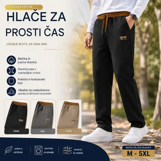 😎【M-4XL】 Nove visokokakovostne bombažne hlače za prosti čas za leto 2026