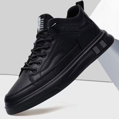 😎👍【Rozmiary 39-44】✨⛄Nowe jesienno-zimowe męskie wodoodporne skórzane buty casualowe z podszewką z polaru 4170857