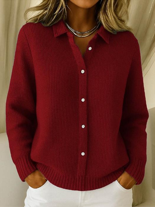 ❤️⭐[S-3XL] Dámský jednobarevný pletený cardigan nové sezóny
