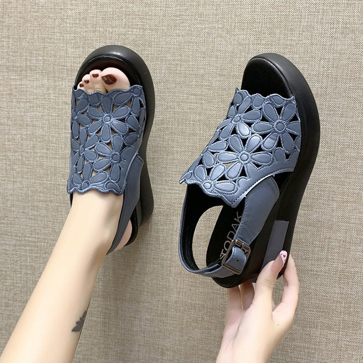 💥[Kup 1 dostań 1 za darmo]🔥【Oferta ograniczona czasowo】🔥【35-40】Sandały retro z miękką podeszwą i miękką podeszwą-4009891