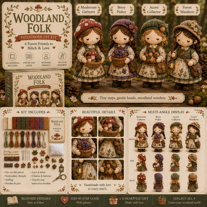 🧵🎁Poslední den: Využijte slevu 49 %!  Miniaturní patchworková sada ze série Miniature World.